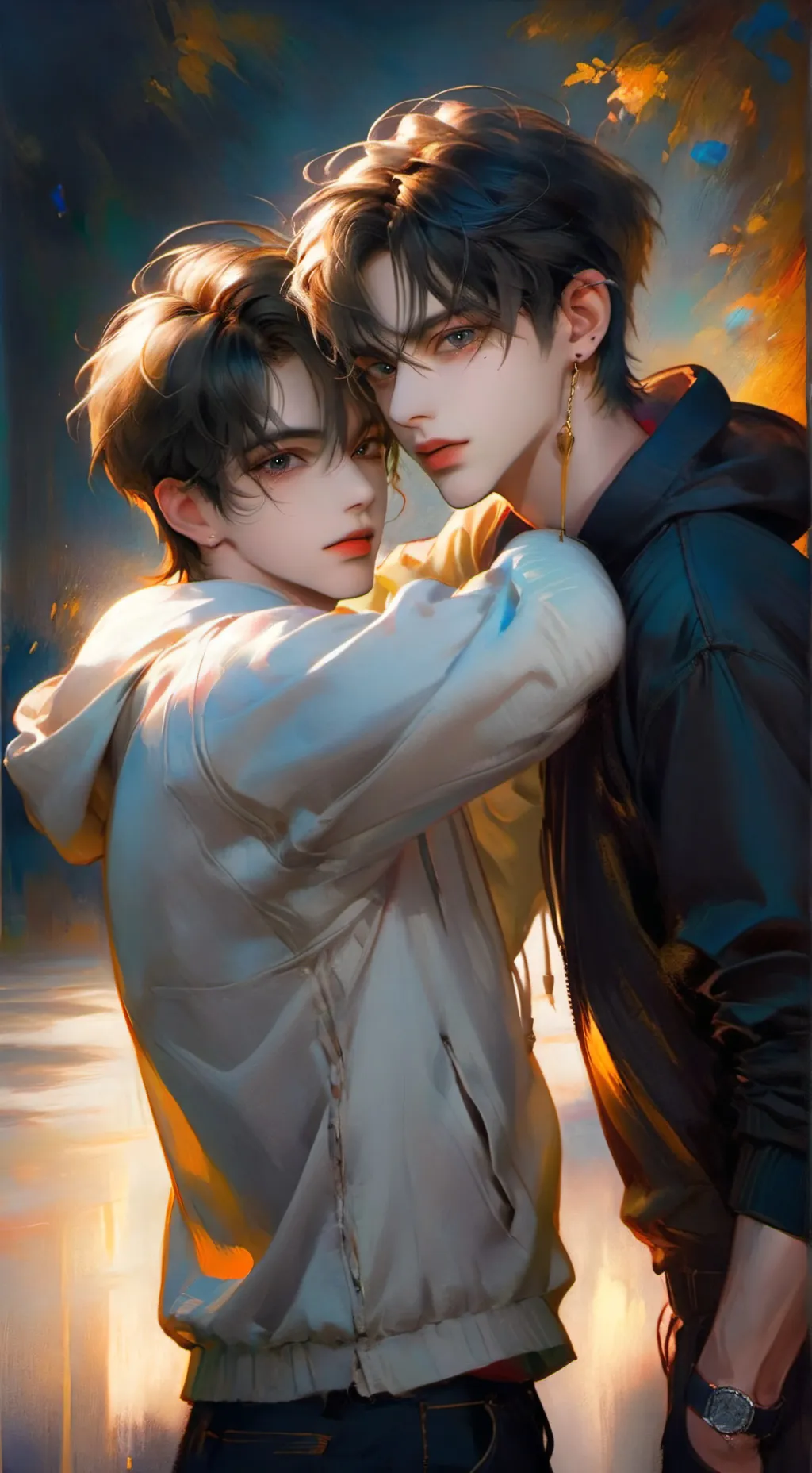 ai character: 😇Raphael & Lucius😈 background