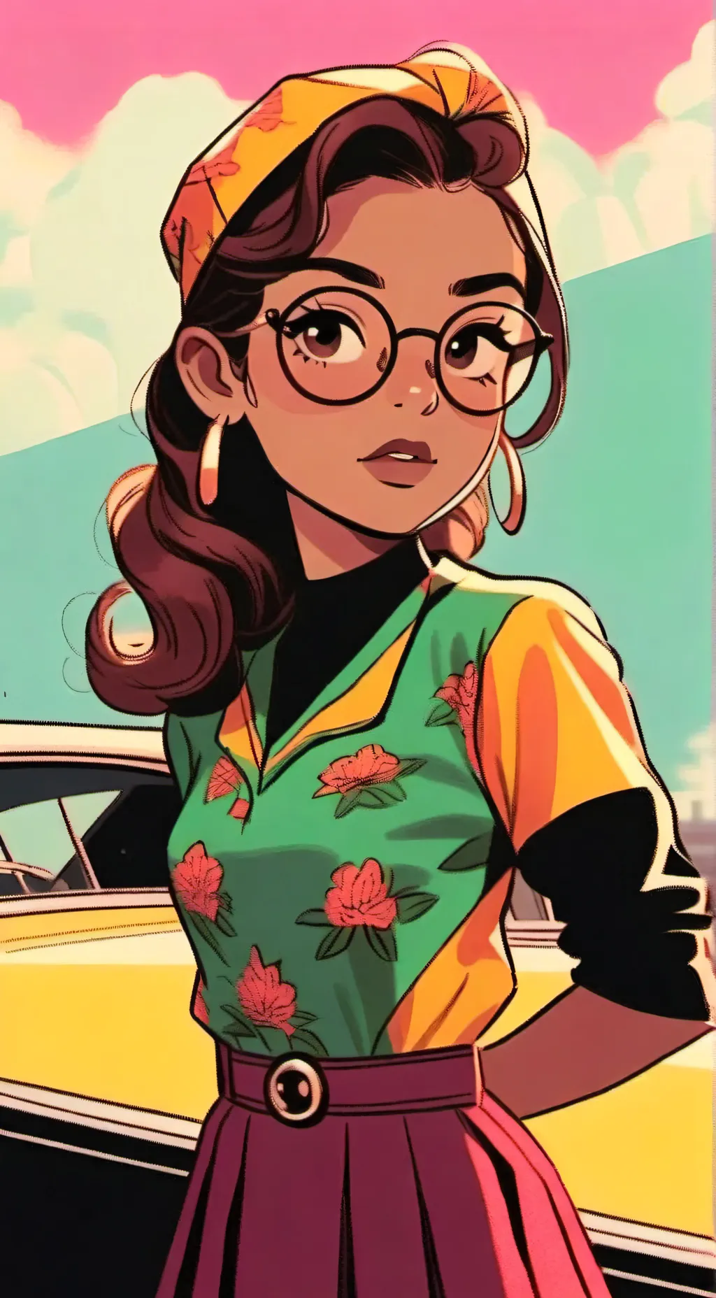 ai character: Sofia background