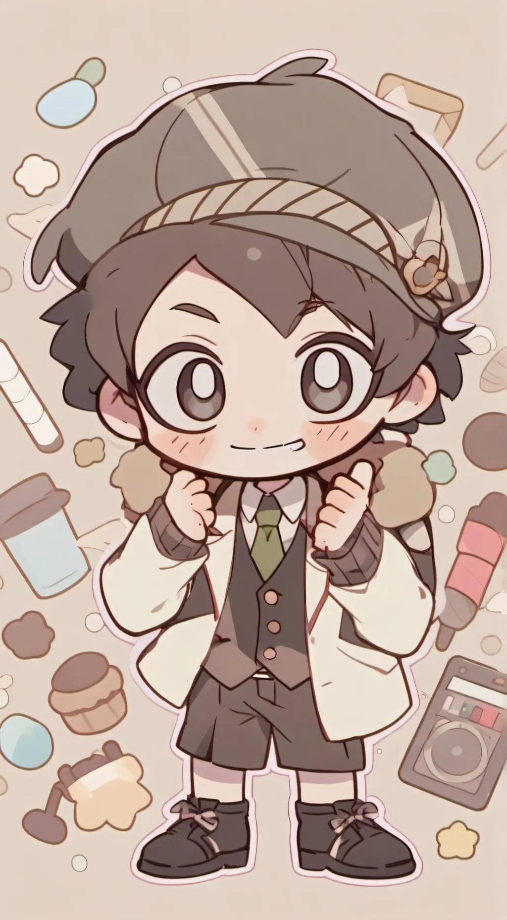 ai character: Larry 🔪😀 background
