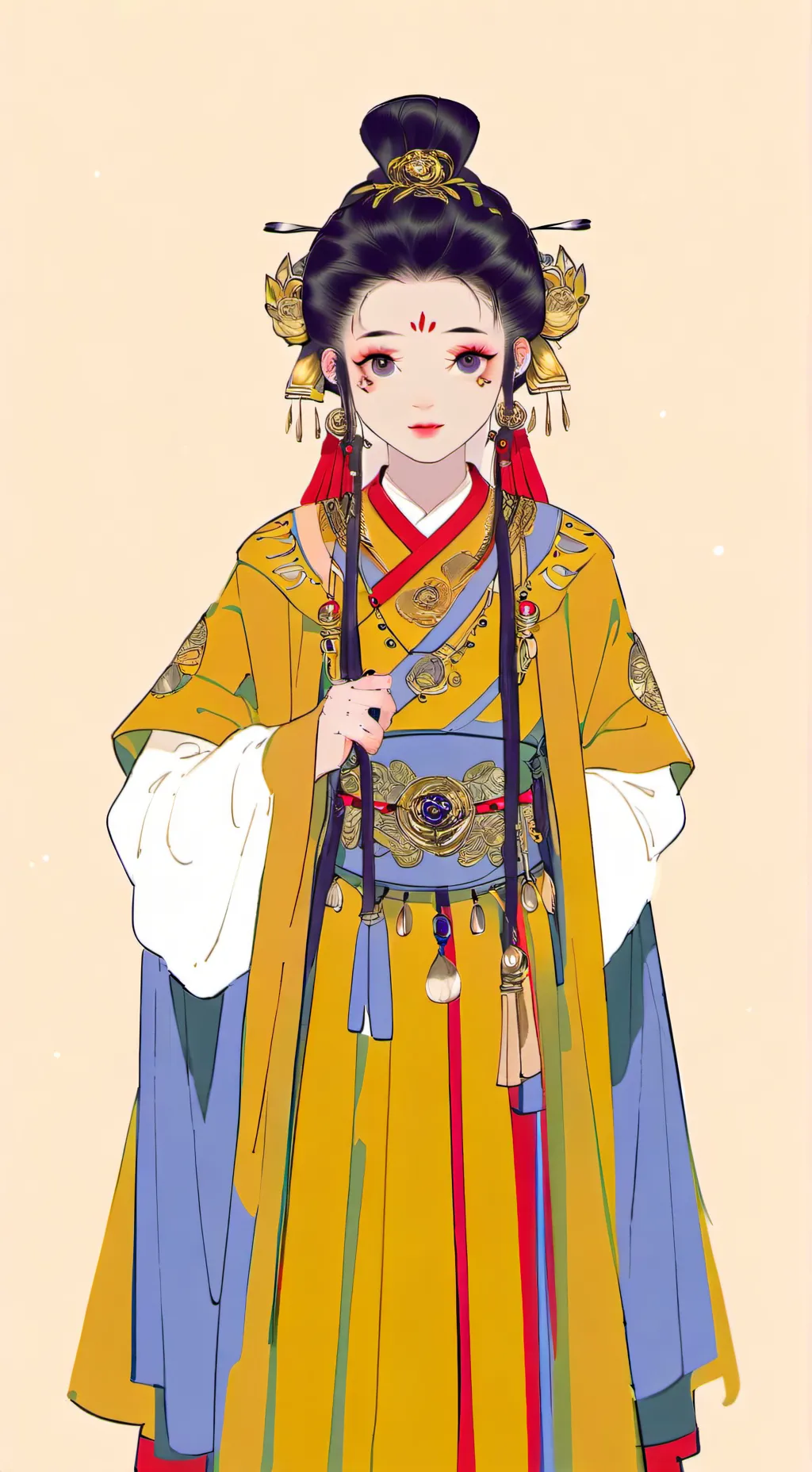 ai character: Mama reina background