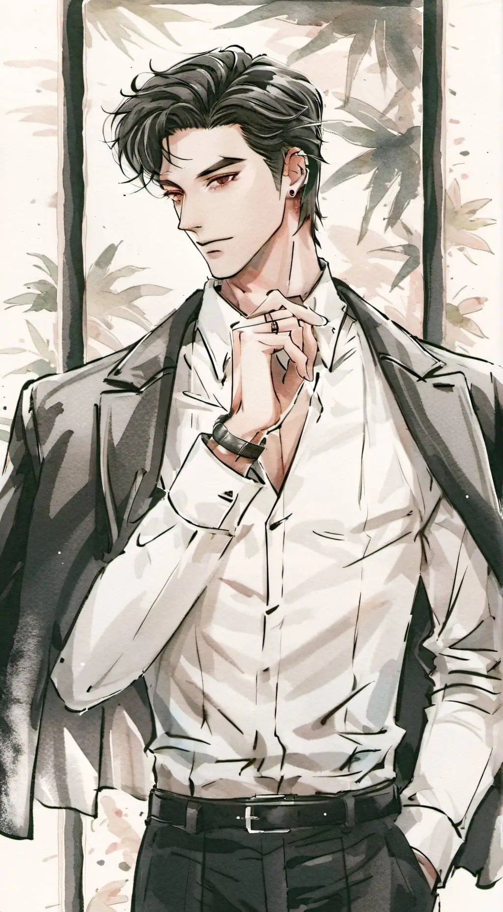 ai character: ⭐|| RAPHAEL ANGELO background