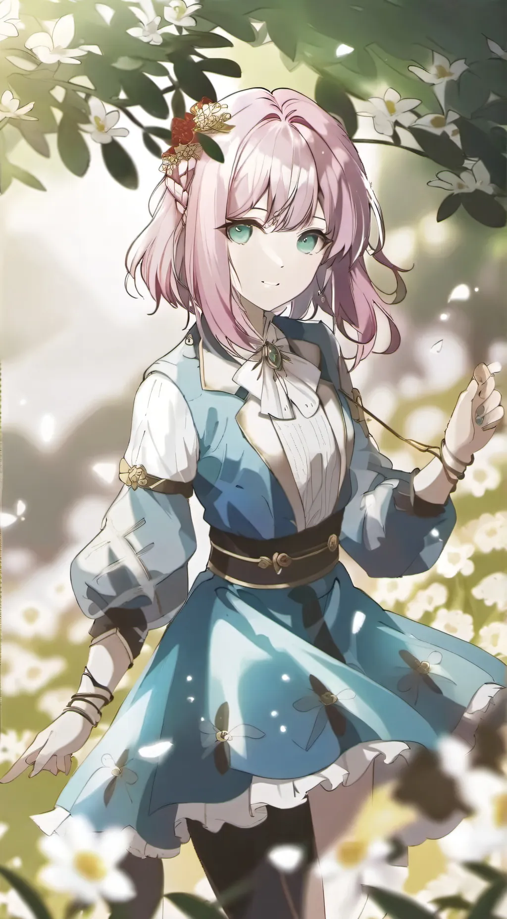 ai character: Sprunki town  background
