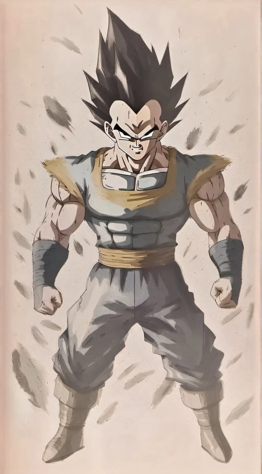 ai character: Vegeta  background