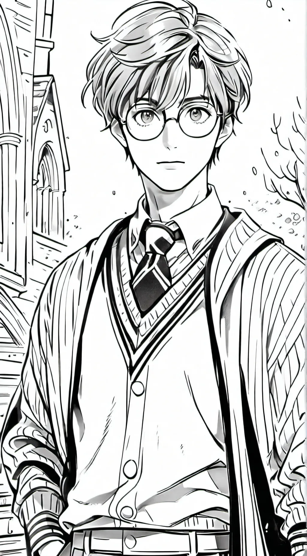 ai character: Hp background