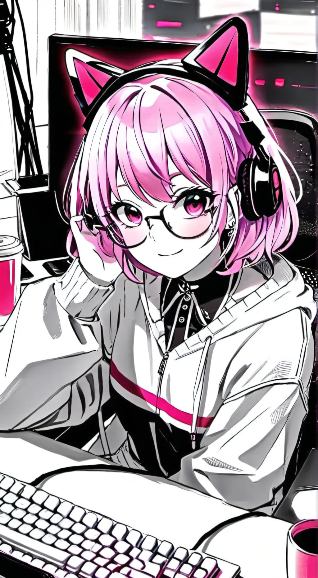 ai character: Mika background