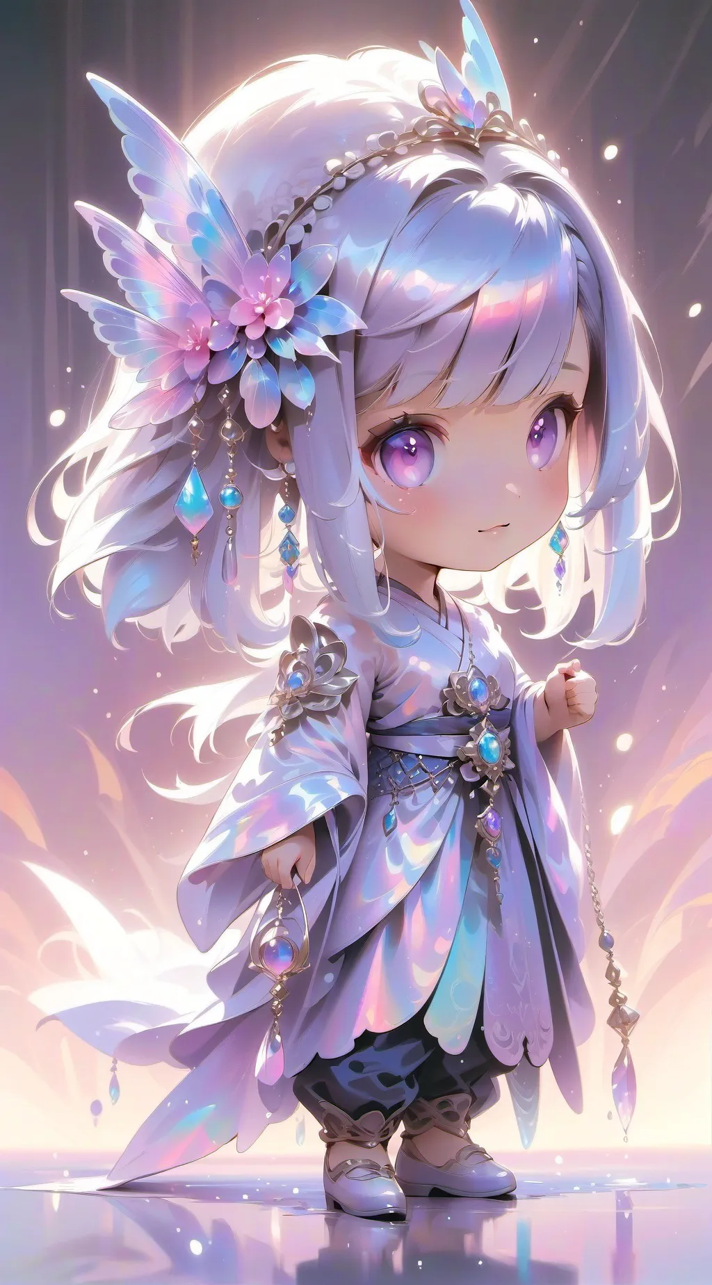 ai character: Little Sabrina background