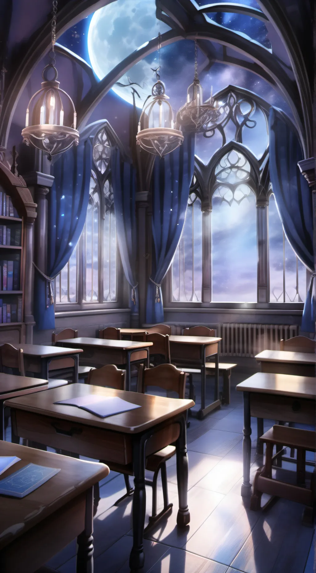 ai character: Fantasy High background