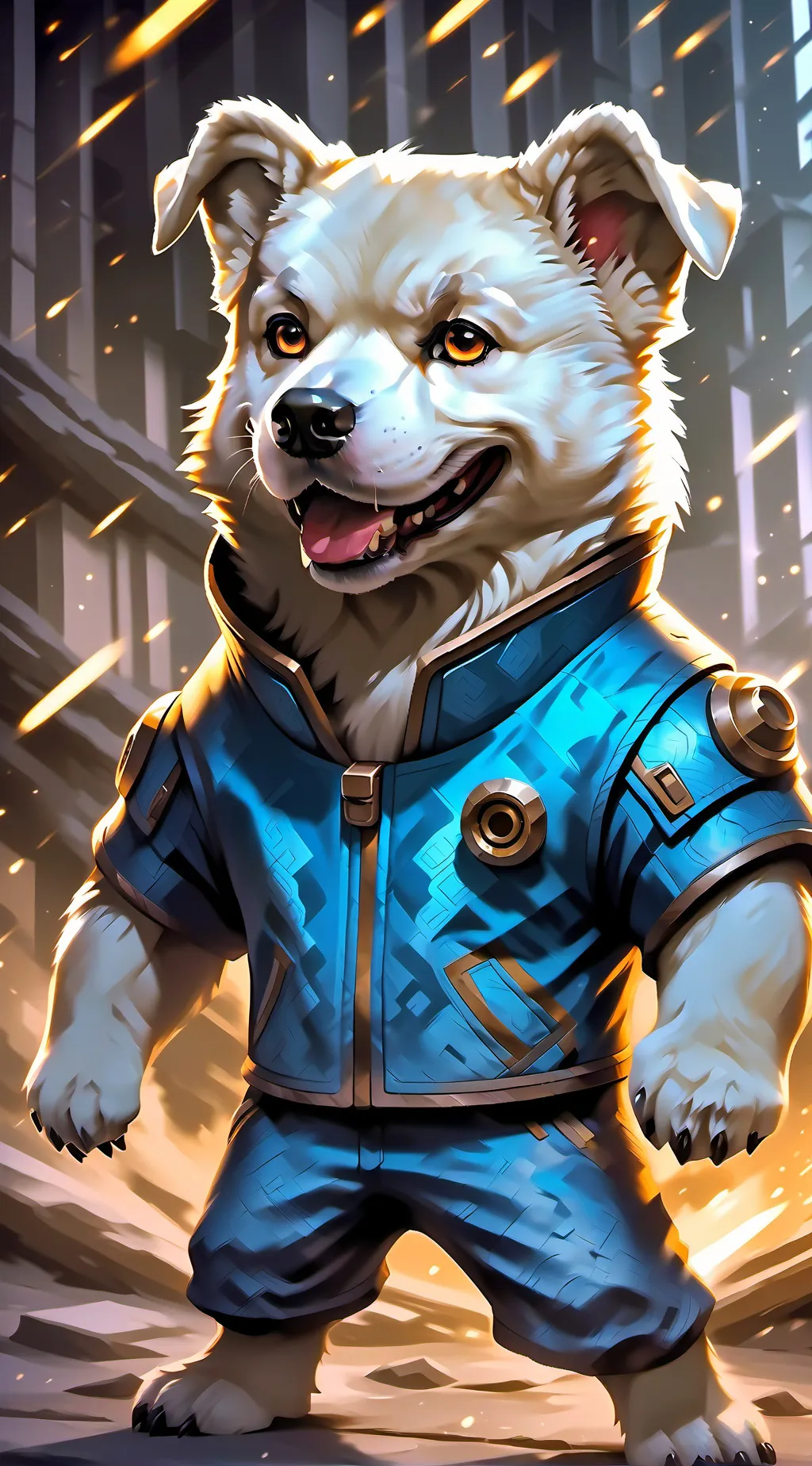 ai character: Dogman Groupchat background