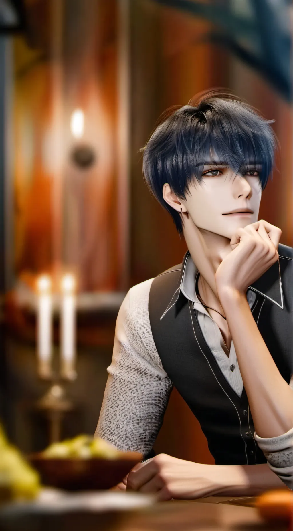 ai character: Максим background