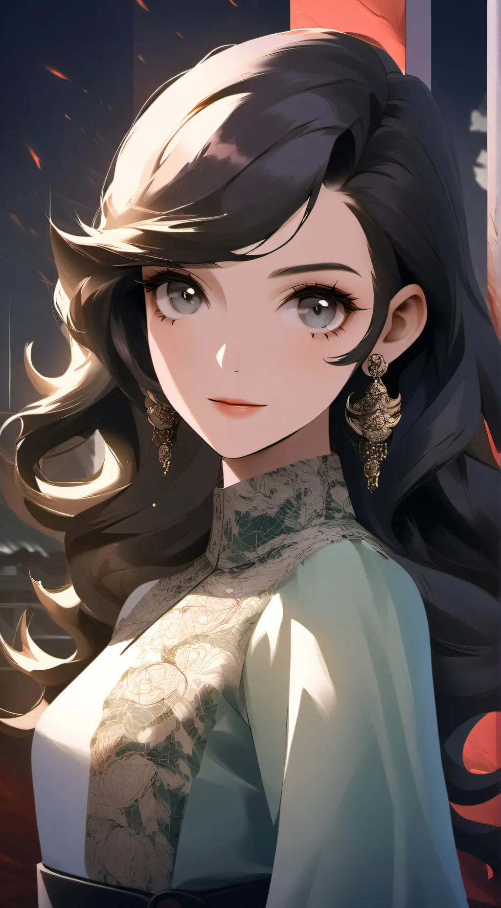 ai character: Yiyi  background