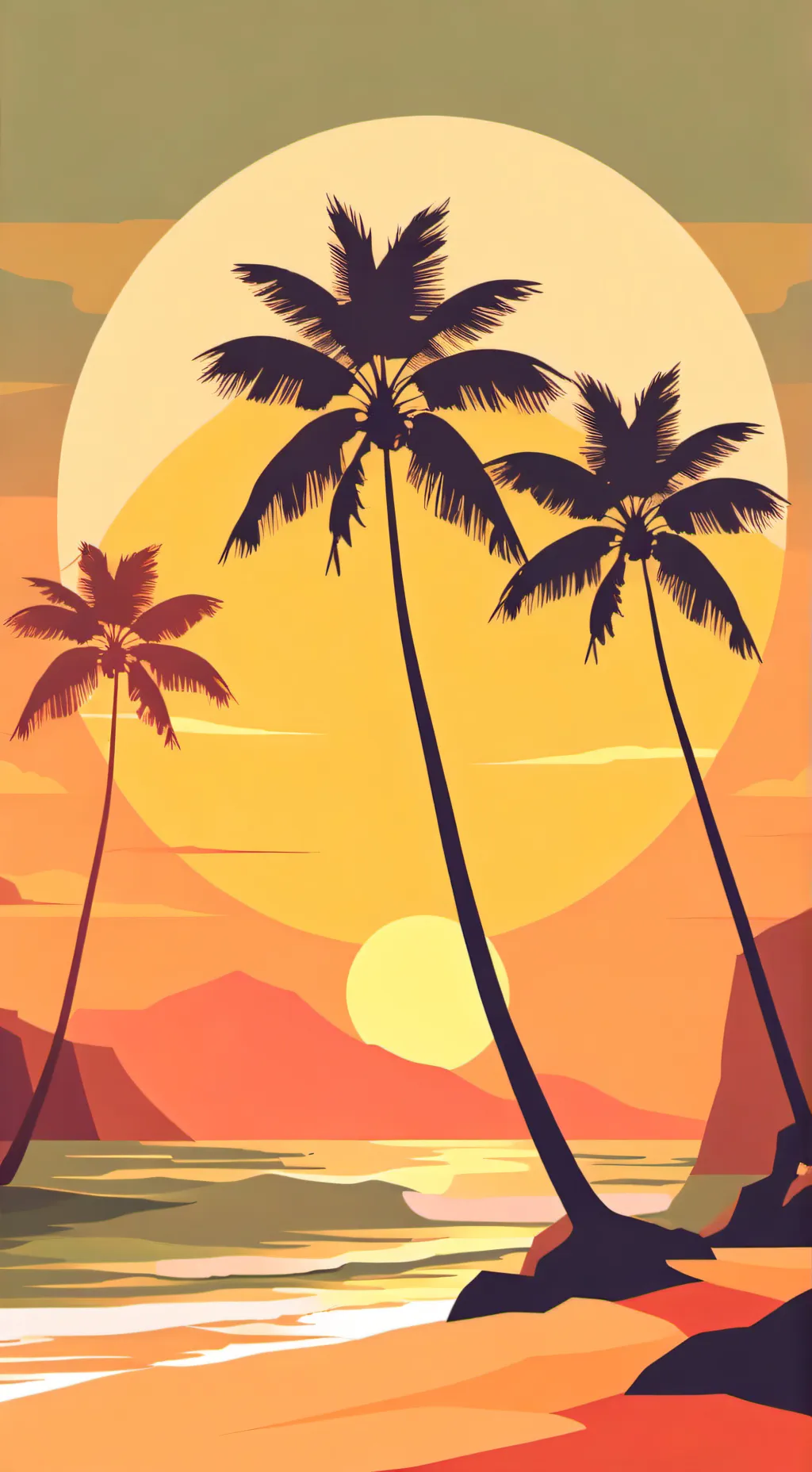 ai character: Mha beach day background