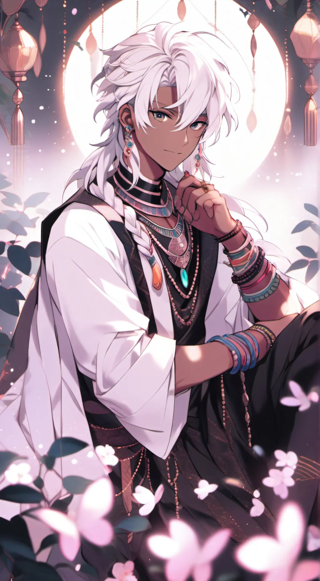 ai character: Rayyan background
