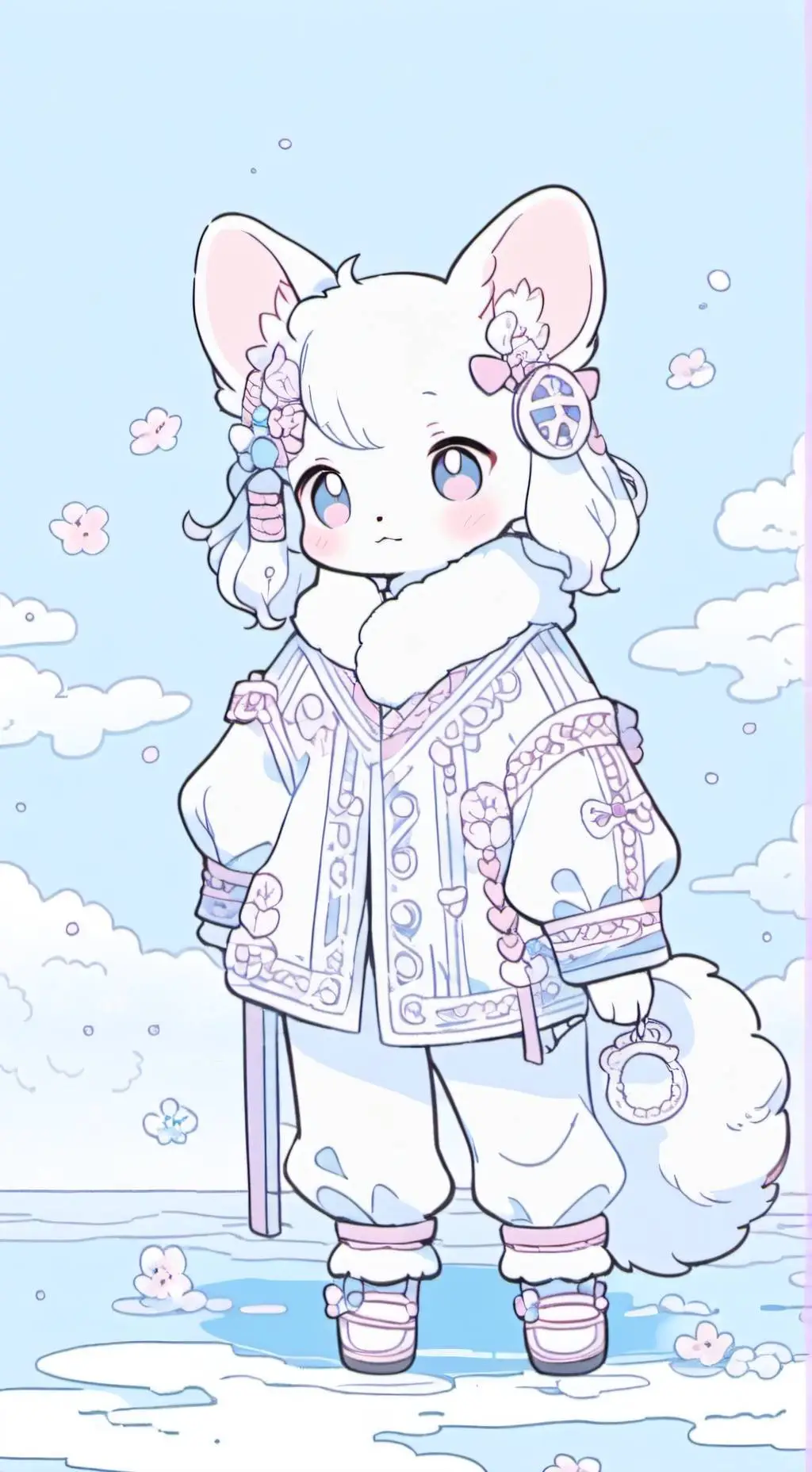 ai character: Lea background