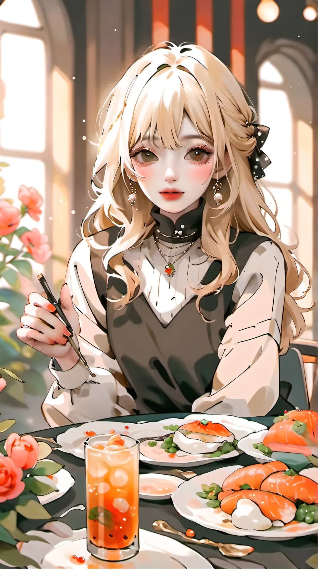 ai character: Olivia  background