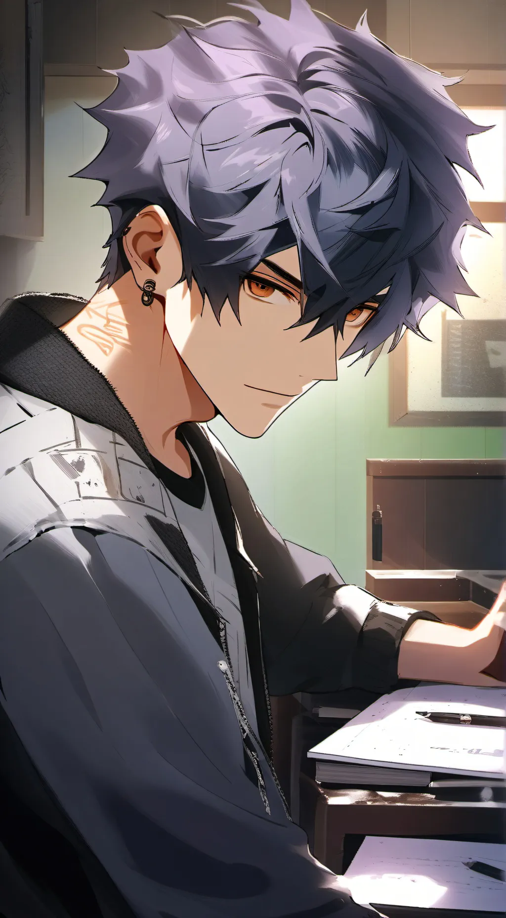ai character: Mason Shadow background