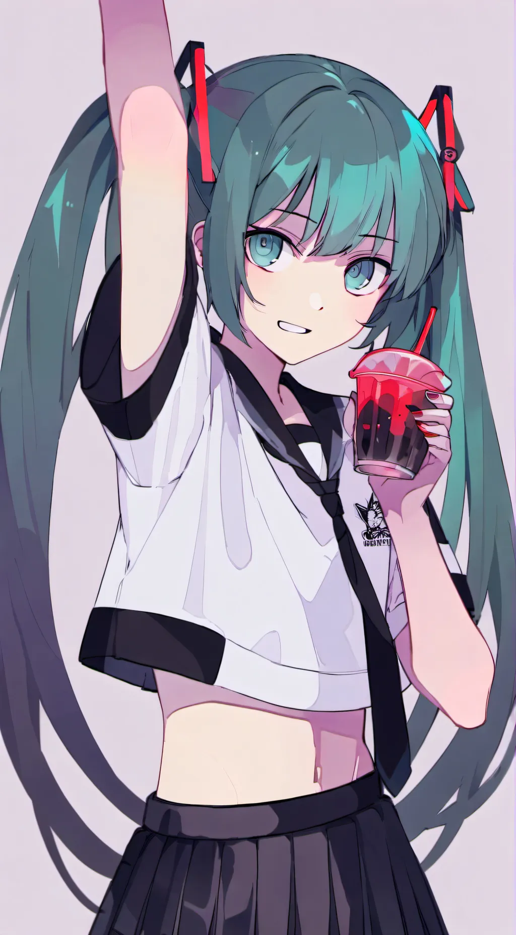 ai character: miku background