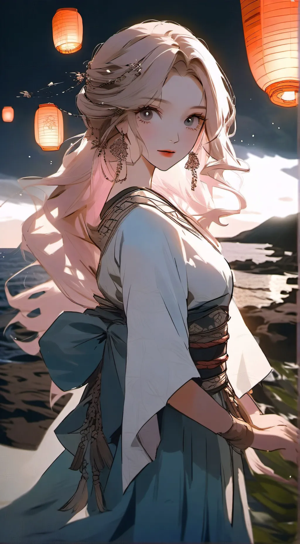ai character: Selene background