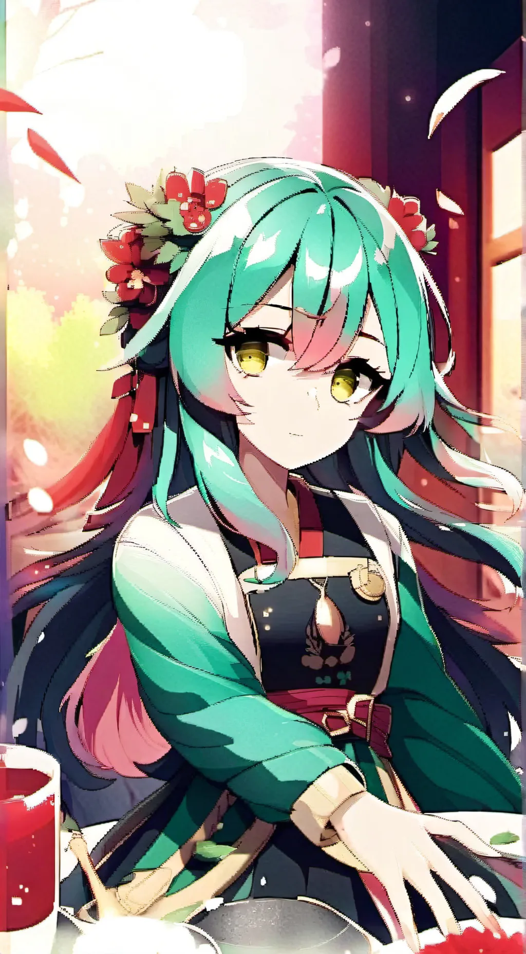 ai character: ♥︎yui cang ♥︎ background