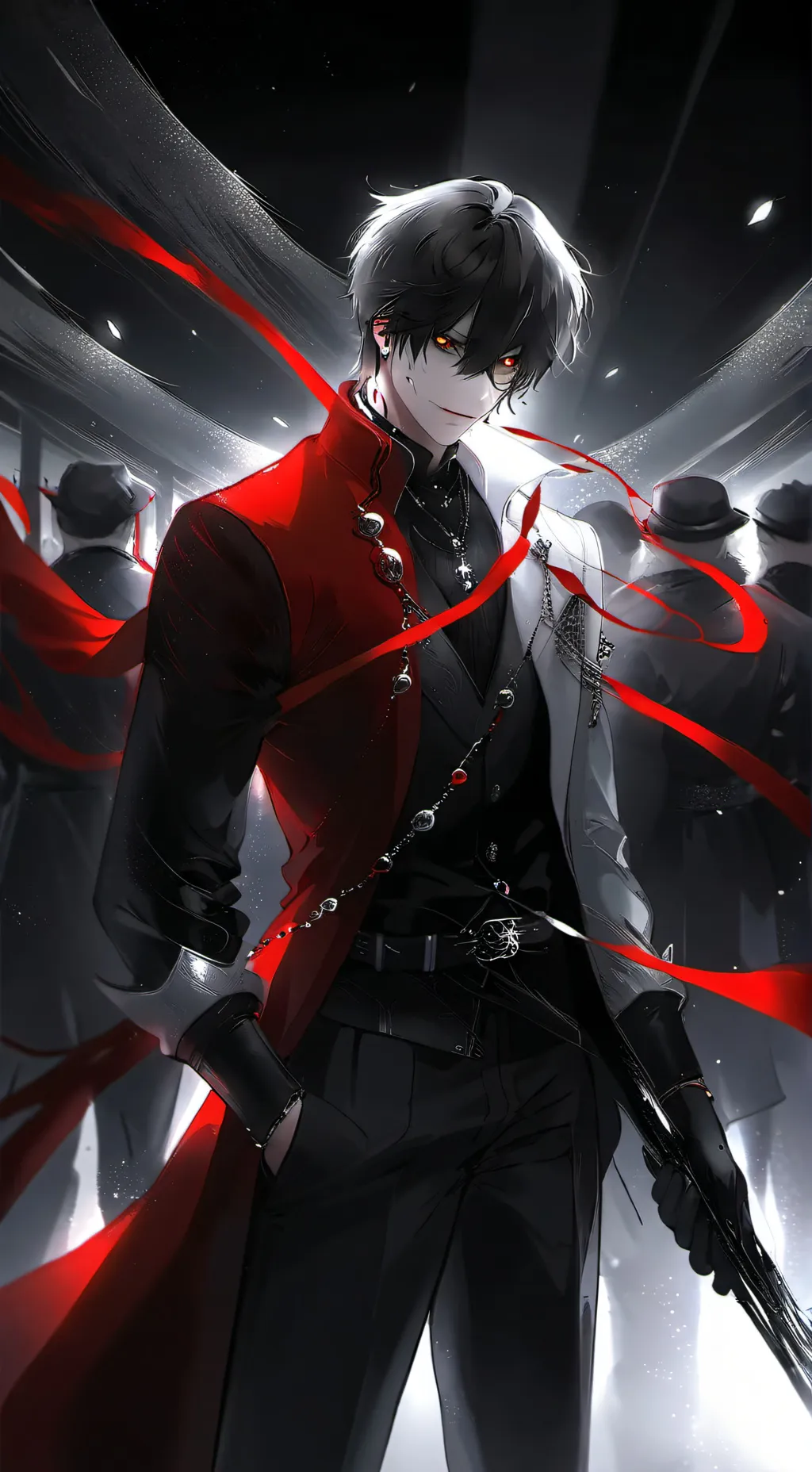 ai character: Sea background