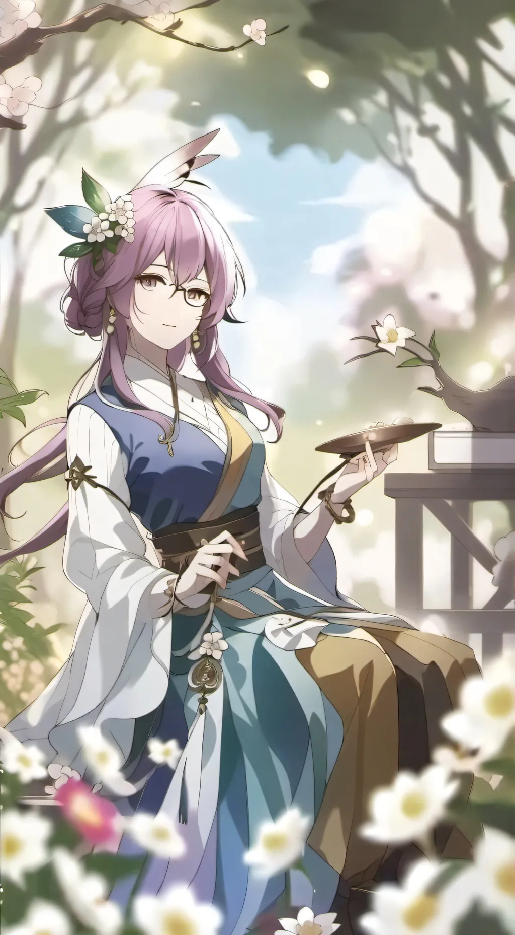 ai character: Kumiko Mae background