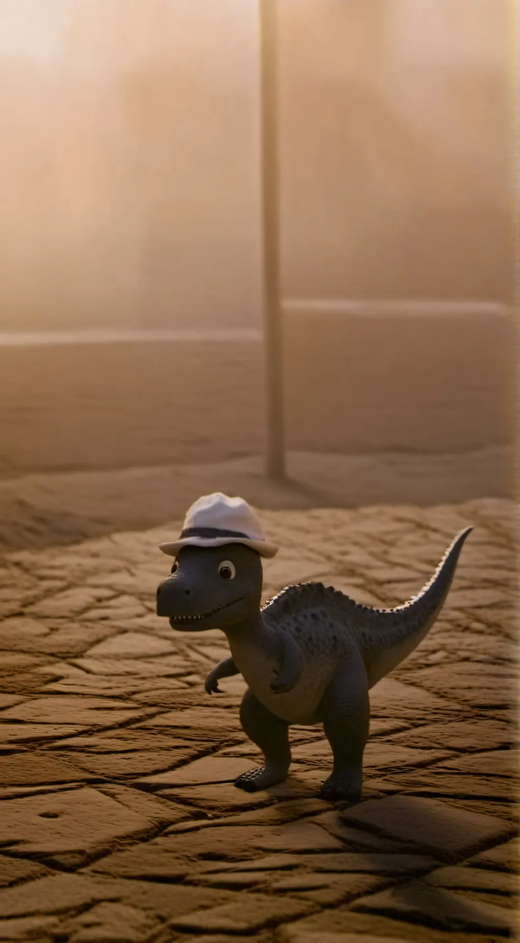 ai character: dino background