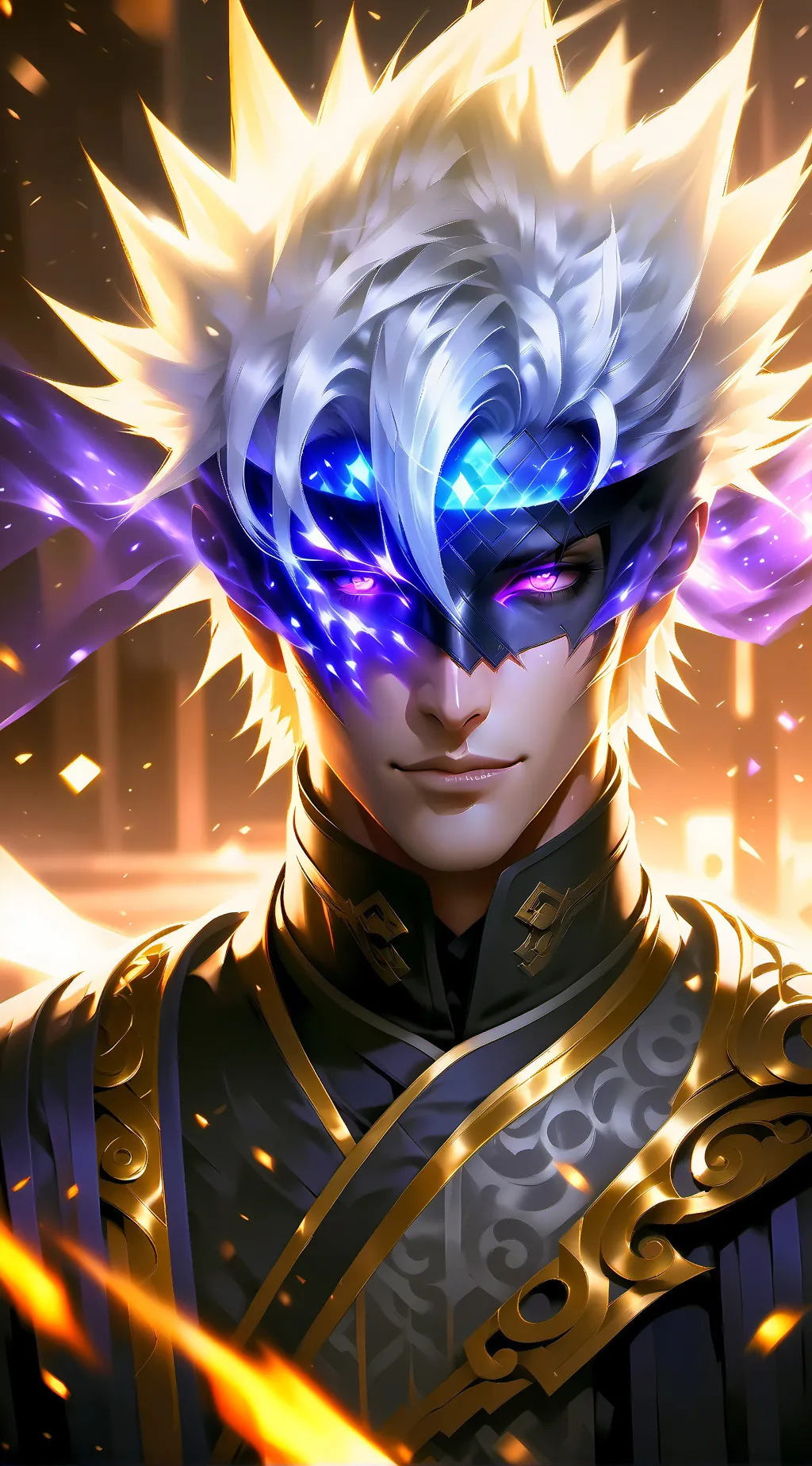 ai character: Gojo Satoru background