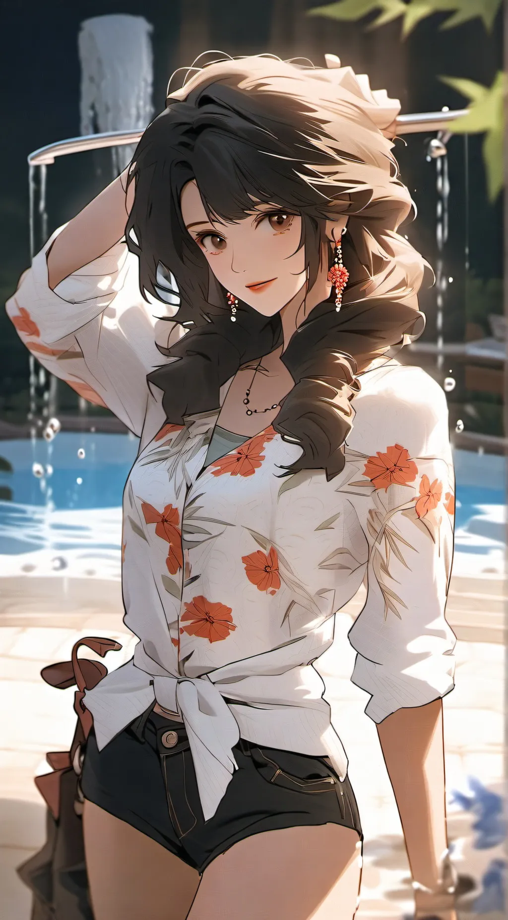 ai character: Shower Companion background