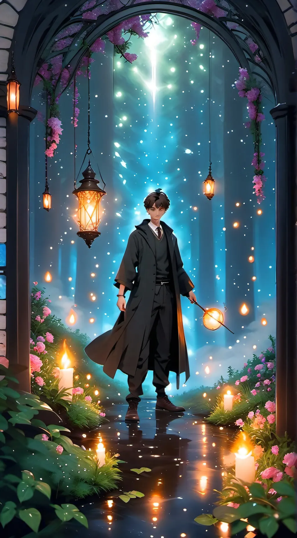 ai character: Mattheo Riddle  background