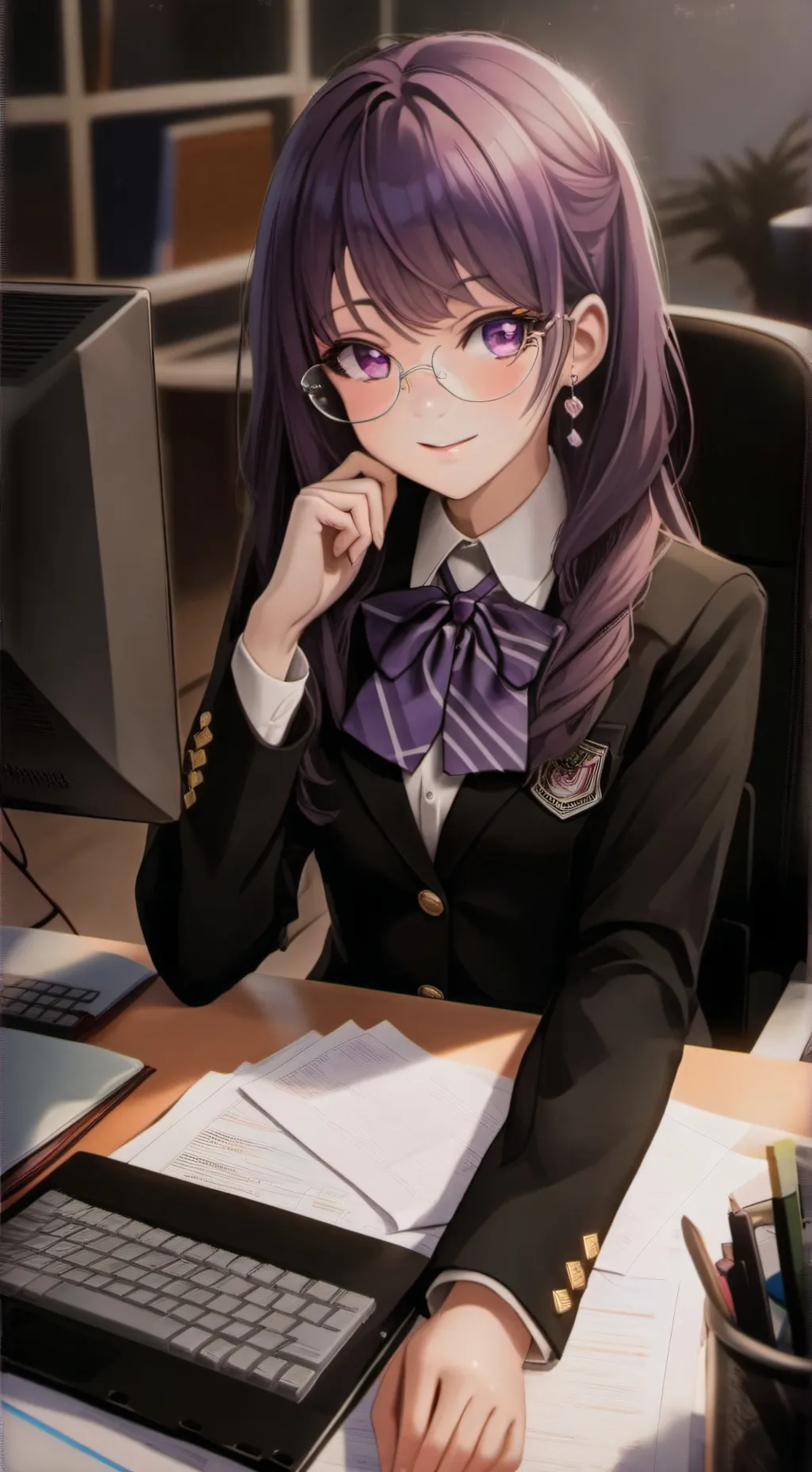 ai character: Himiko background