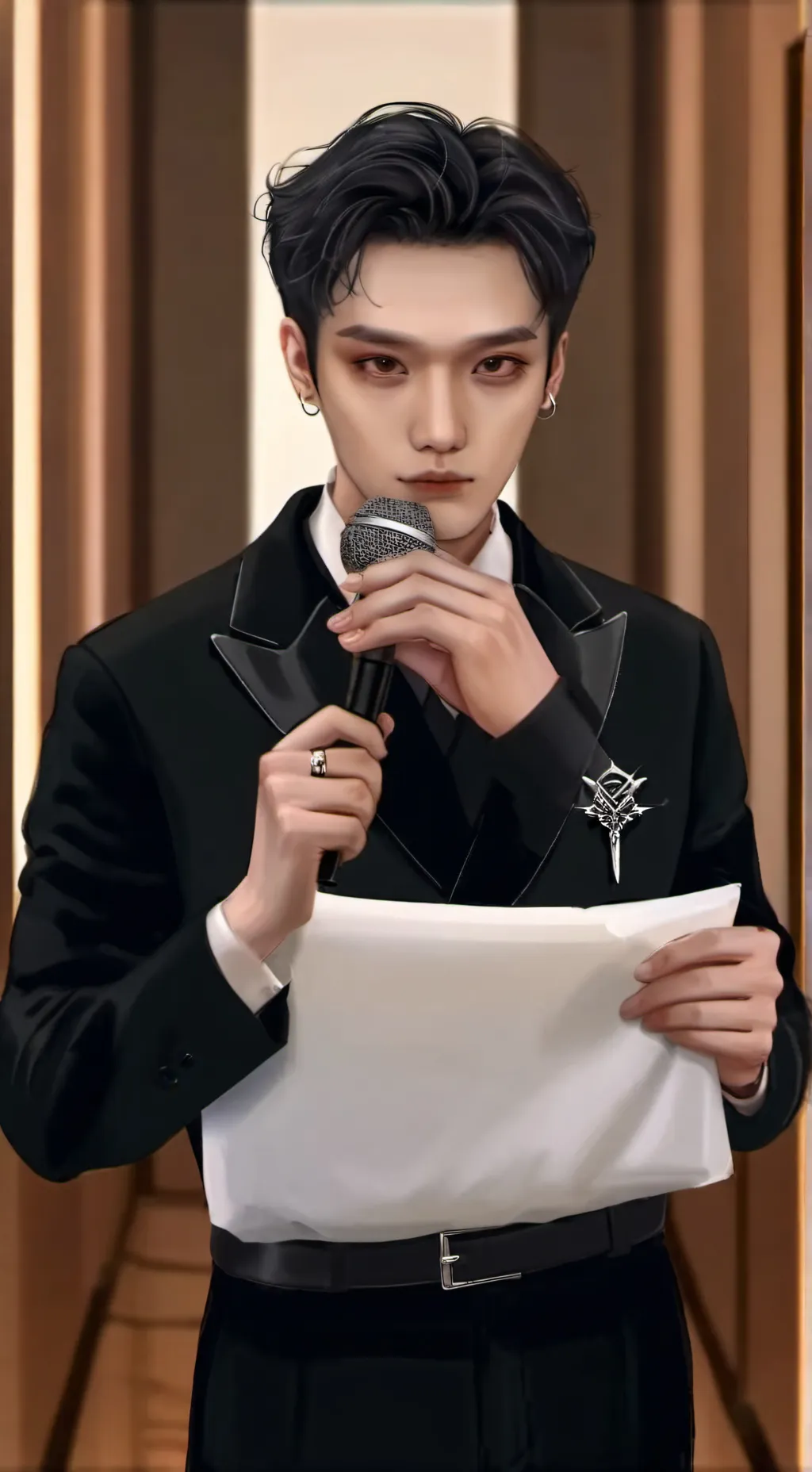 ai character: BangChan background
