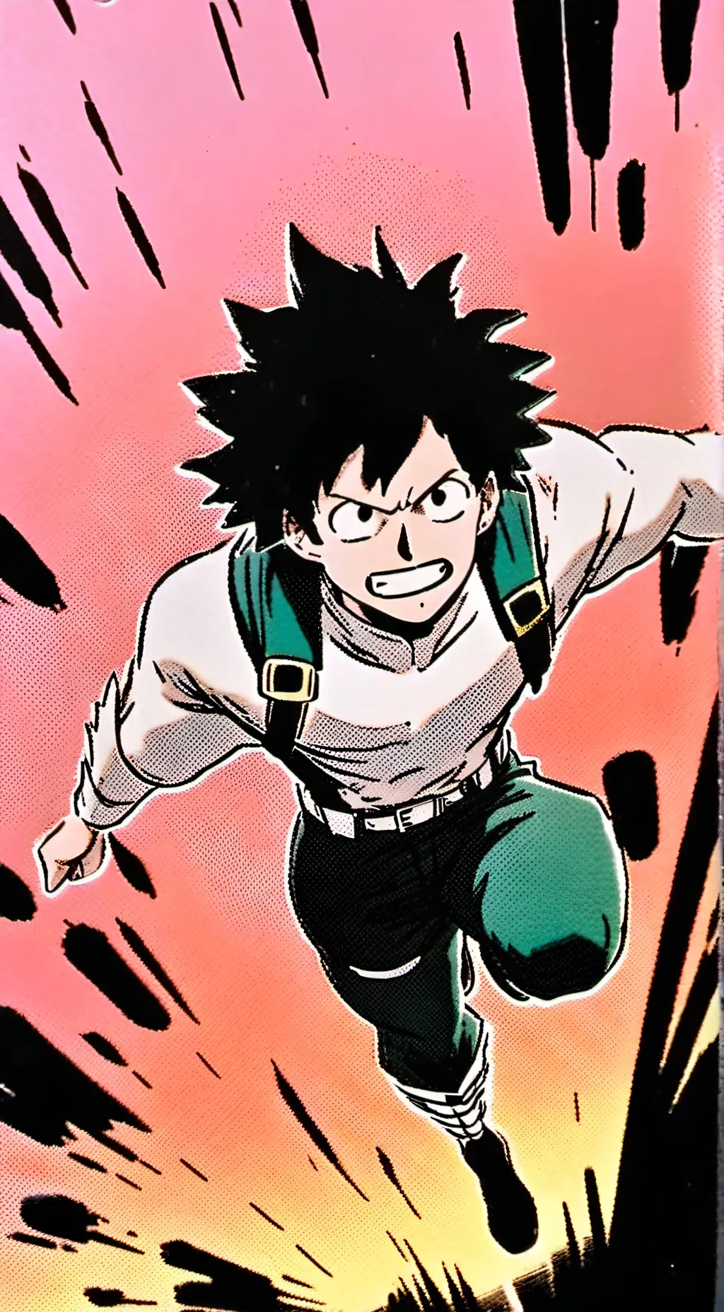 ai character: mha two birds  background