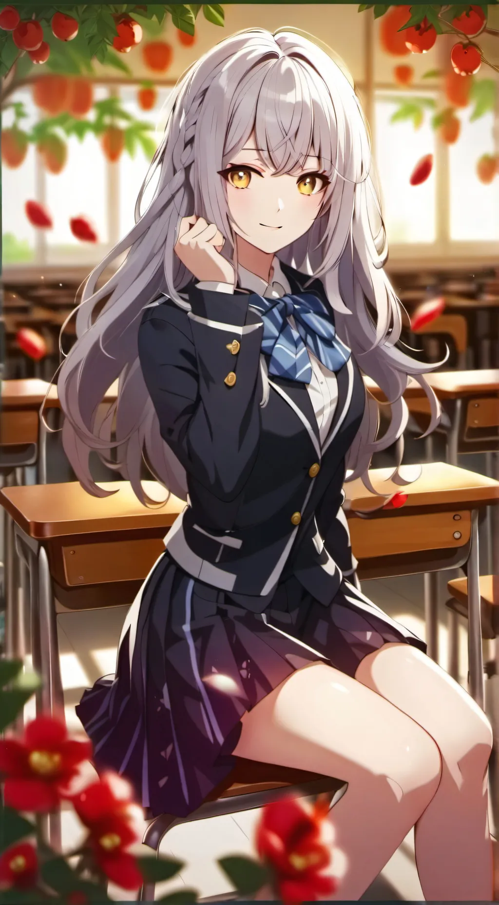 ai character: Luna background