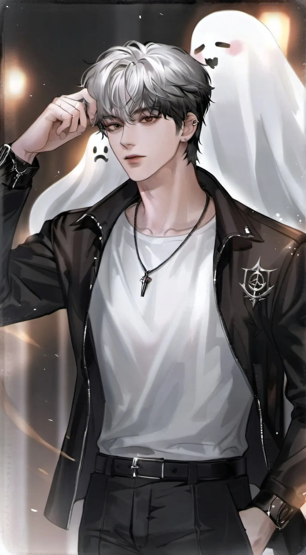 ai character: Xavier colton background