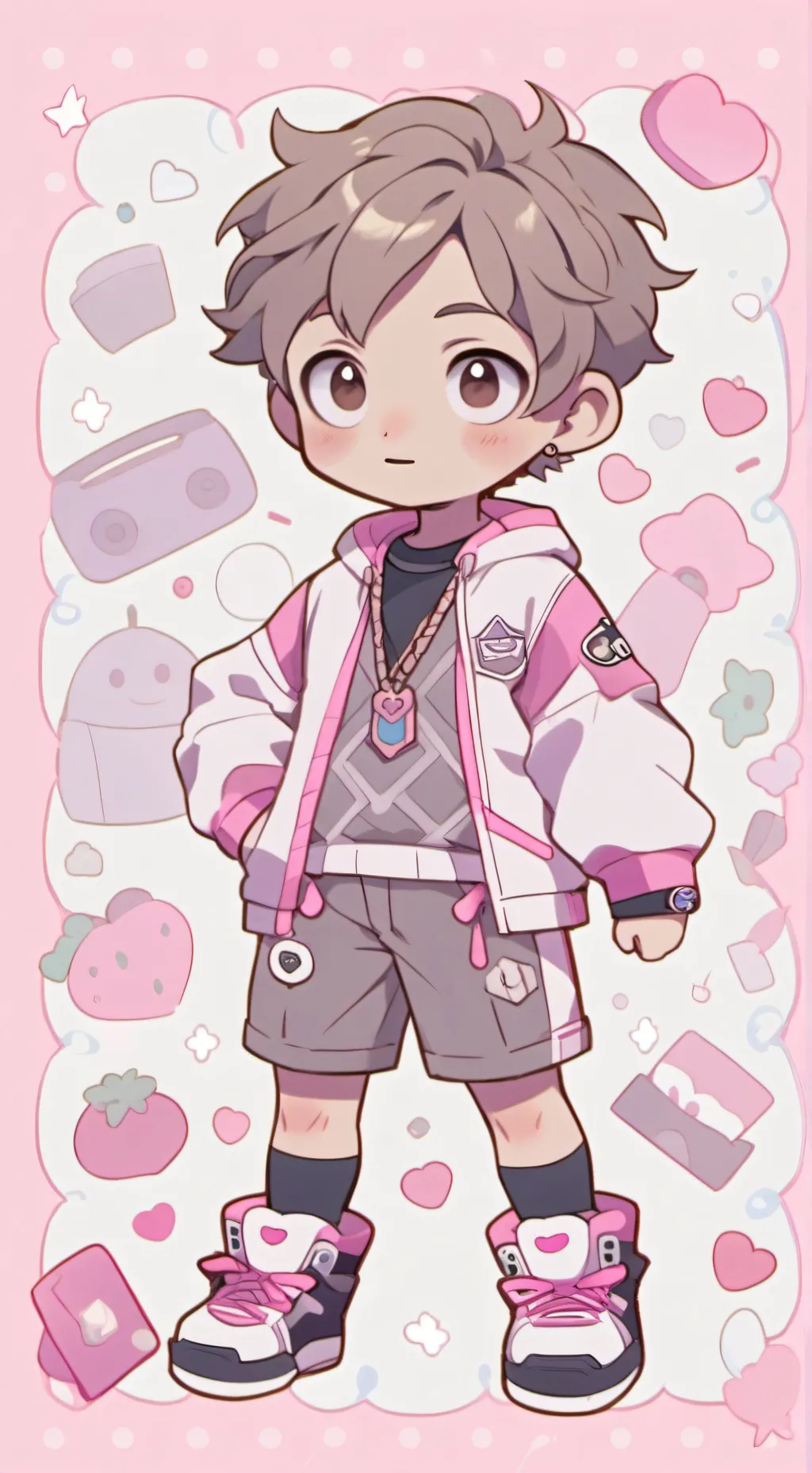 ai character: FGTEEV CHASE background