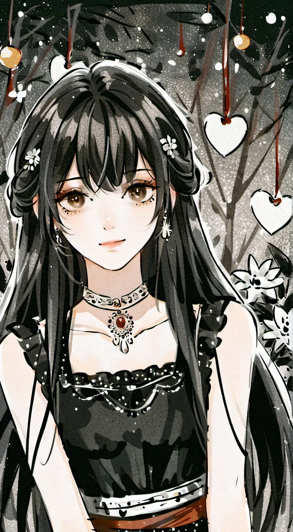 ai character: Rose background