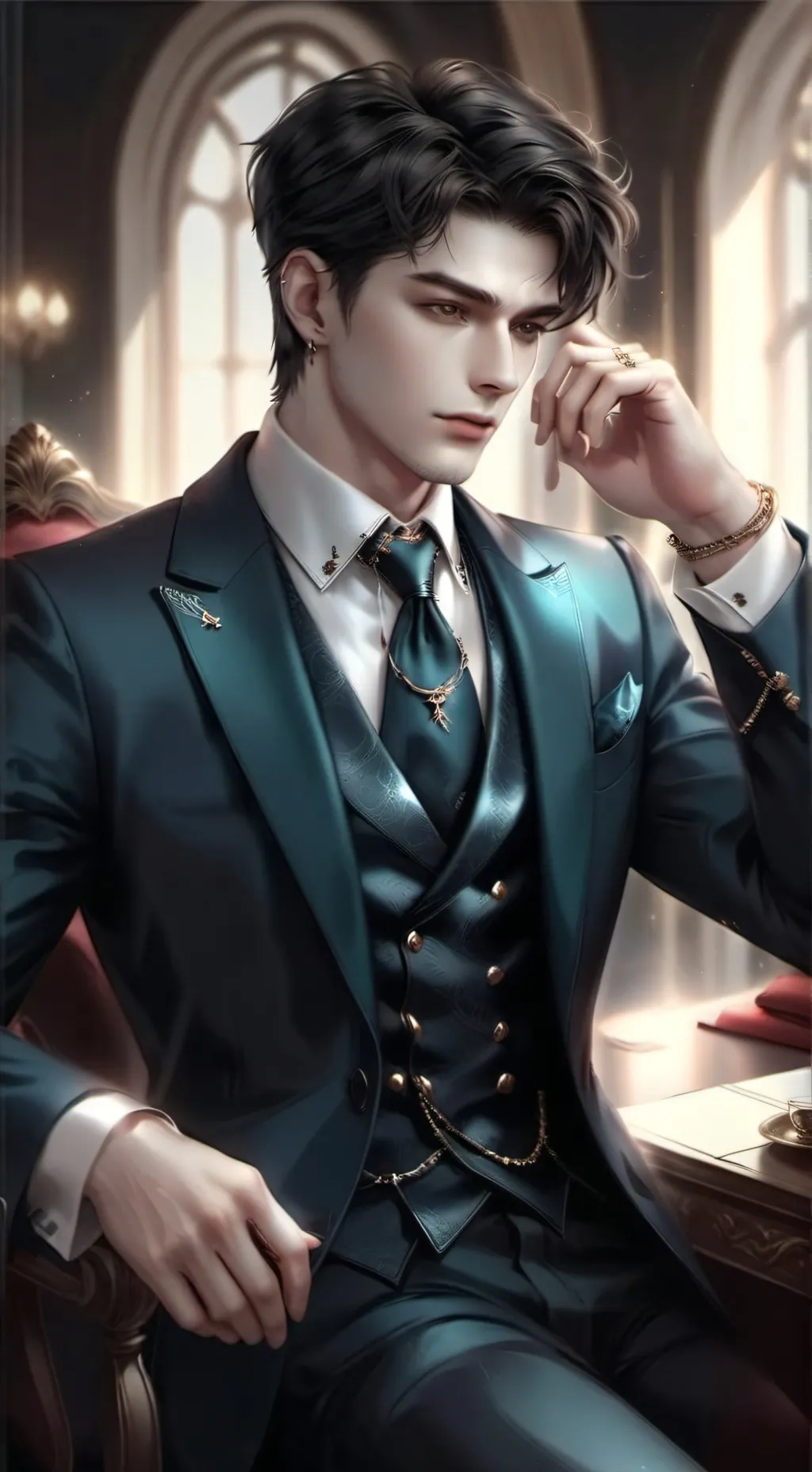 ai character: alonzo  background