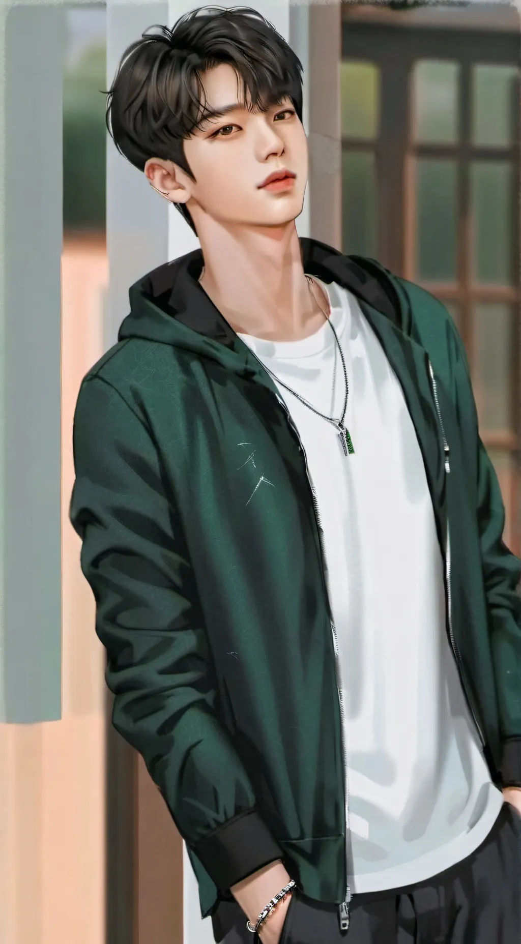 ai character: Park Seo Jun background