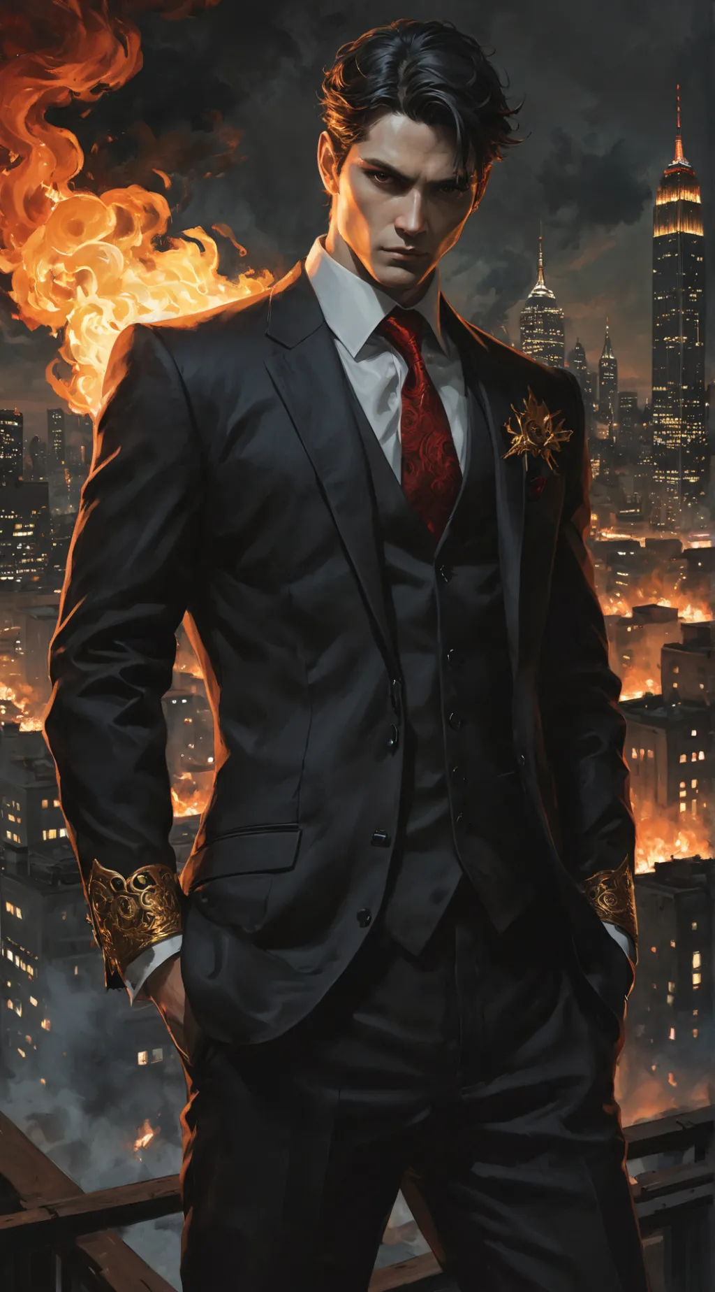 ai character: Azrael background