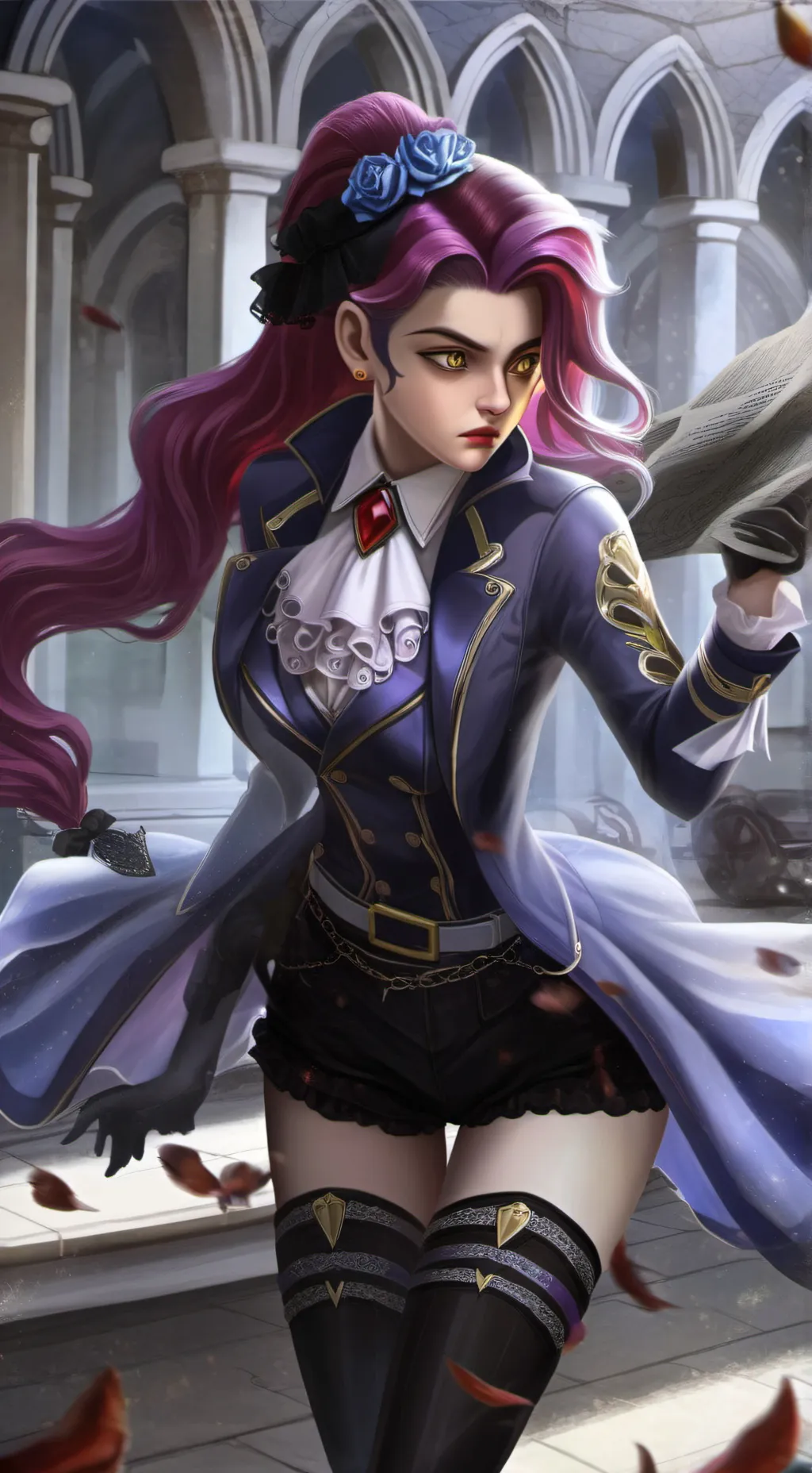 ai character: Lesley Vance[Mlbb] background