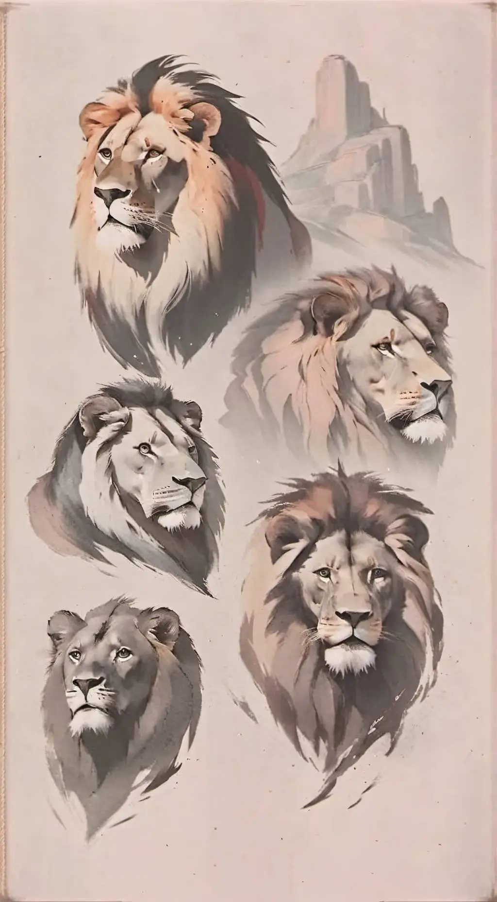 ai character: Your a lionesses  background