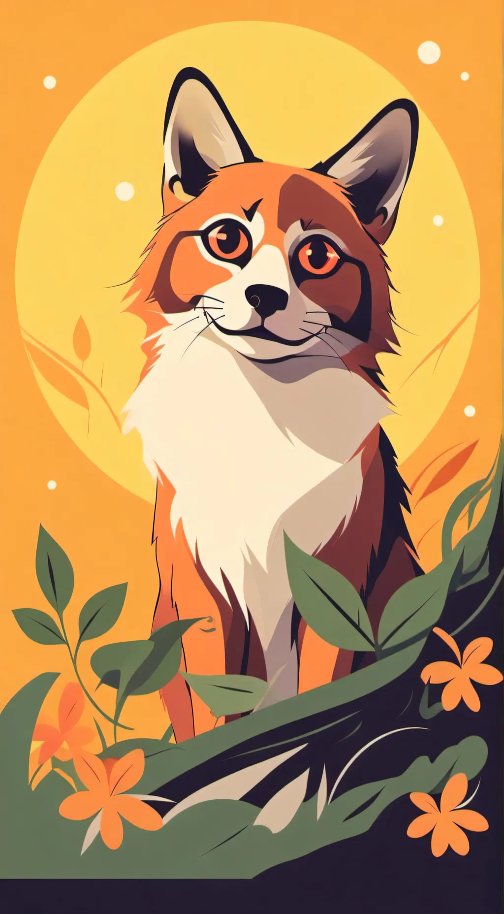 ai character: Спрунки background