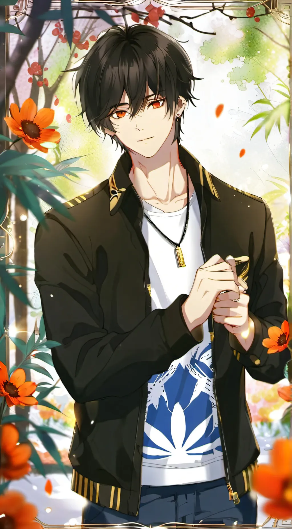 ai character: Junk-kook  background