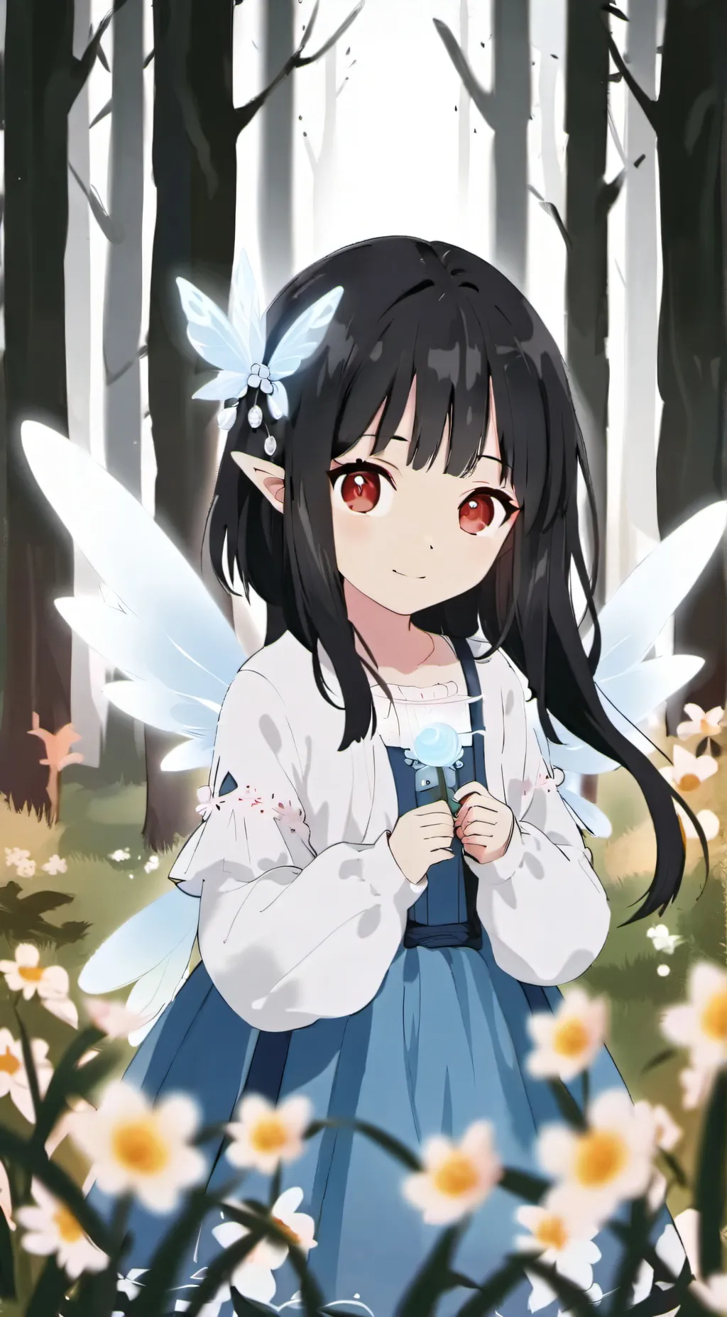ai character: Ina🪵🧚 background