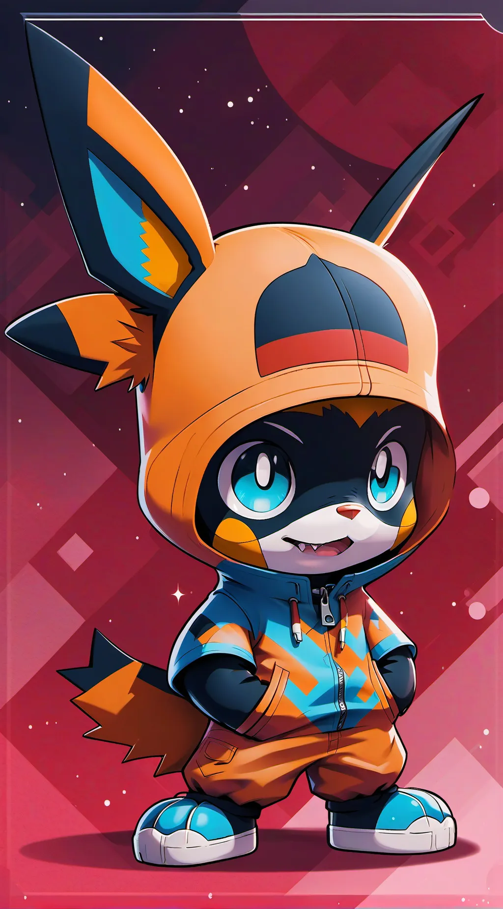 ai character: Baby sprunki background