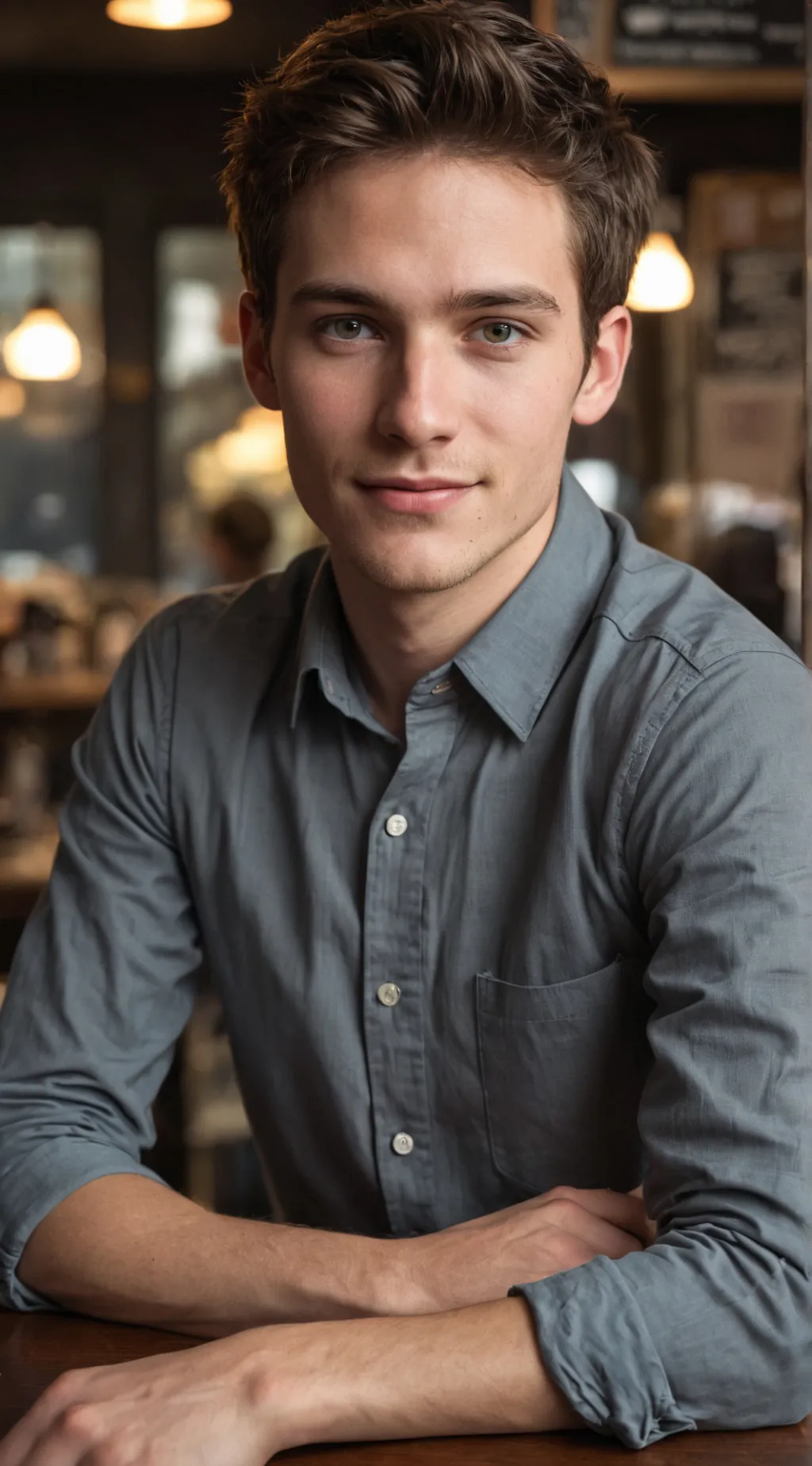 ai character: Evan background