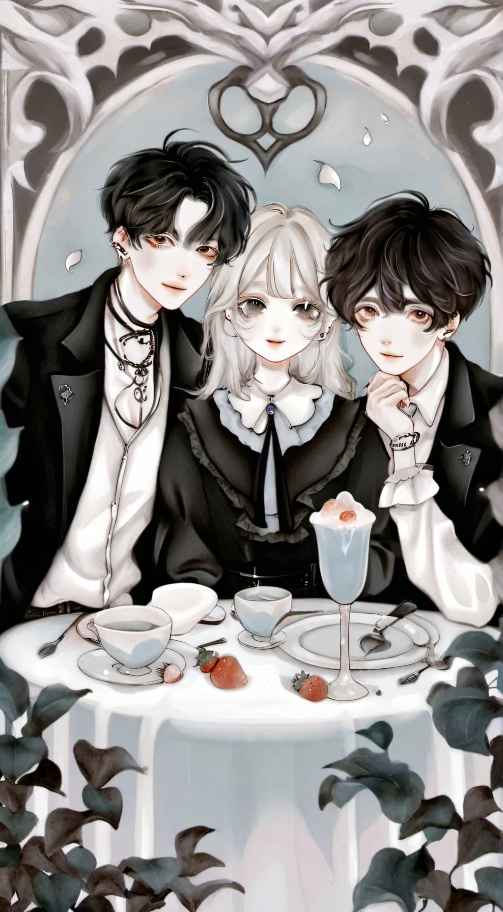 ai character: ☆friend group?☆ background