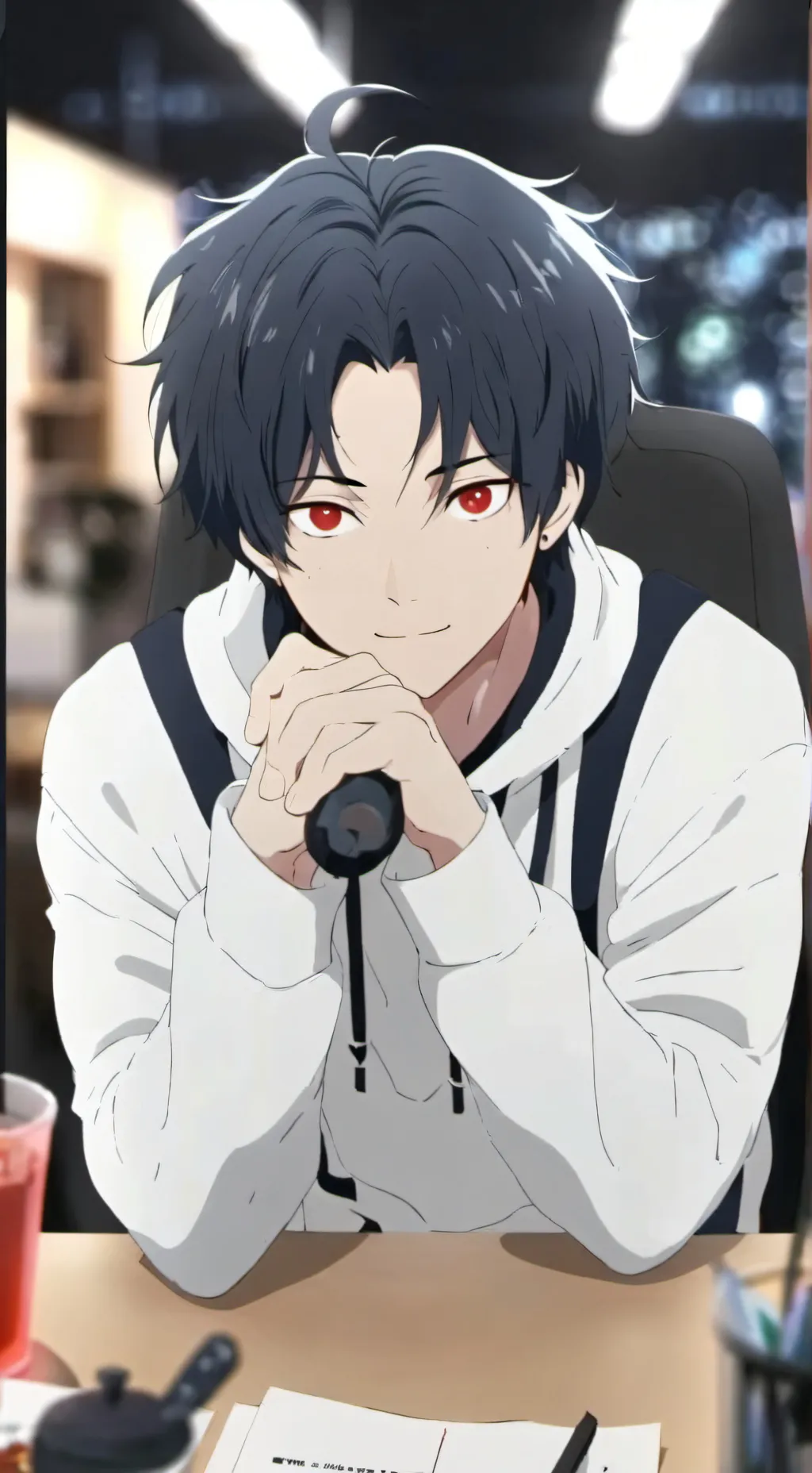 ai character: Mha autographs background