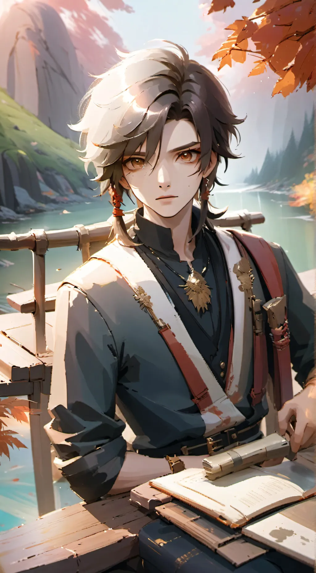 ai character: LET HIM GO.  background