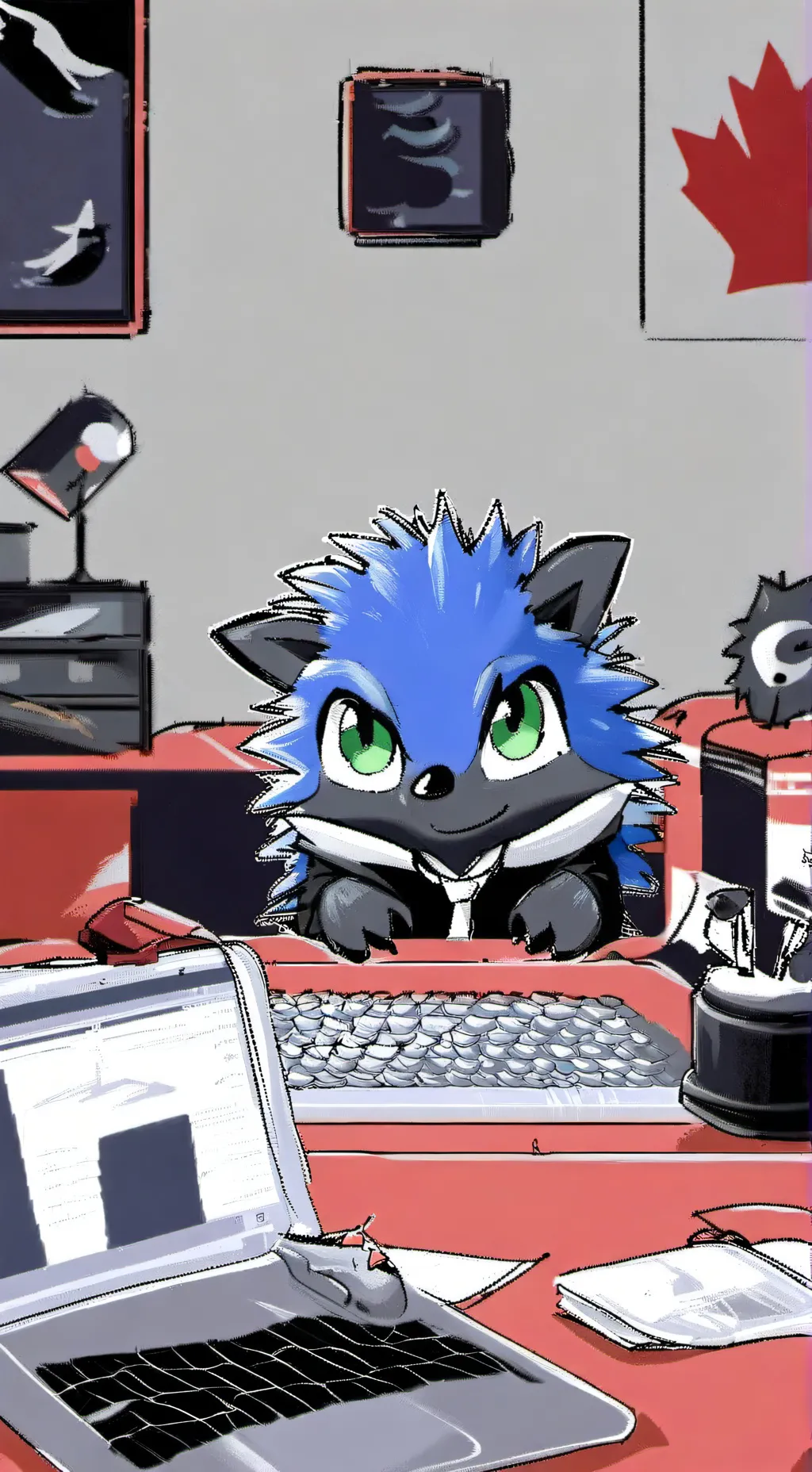 ai character: Chip background