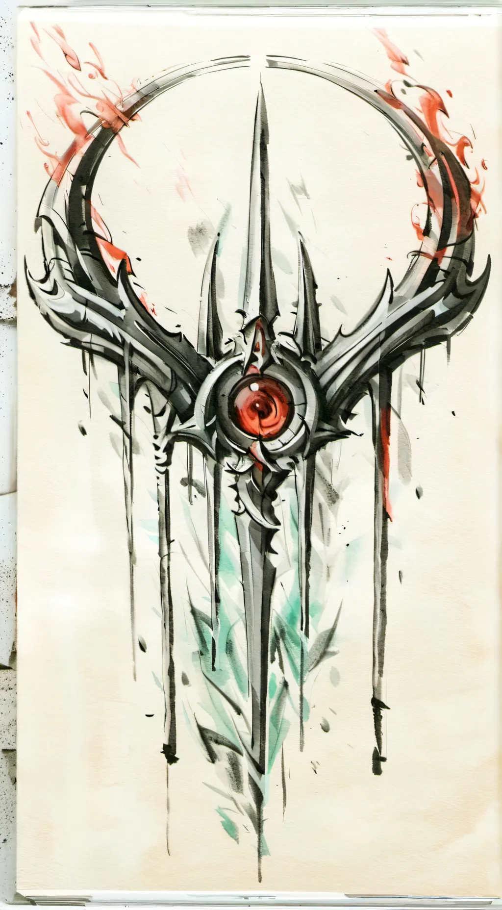 ai character: fire ring x spawn  background